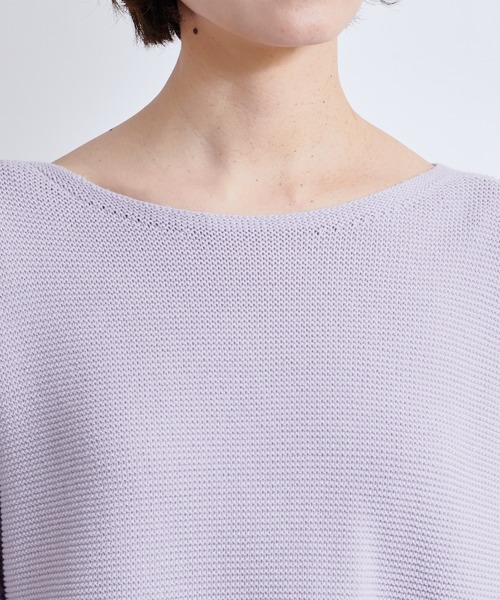 DouDou（ドゥドゥ）の「ガーター袖ボリュームプルオーバー（ニット/セーター・レディース・オフホワイト/グレイッシュベージュ/ラベンダー・FREE）」の21枚目の写真