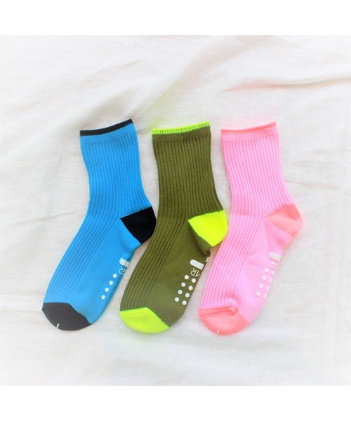 MR（まる）の「[XXS,SS,S,M,L]リブバイカラーソックス（ソックス/靴下・キッズ・グリーン/ピンク/ブルー・S/L/SS/XXS/M）」の10枚目の写真