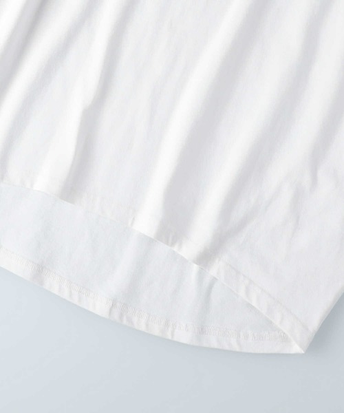 CAMP7(キャンプセブン)の「【CAMP7】ロゴプリントロンT(Tシャツ/カットソー・レディース・ホワイト/ブラック/パープル・M/L)」の8枚目の写真