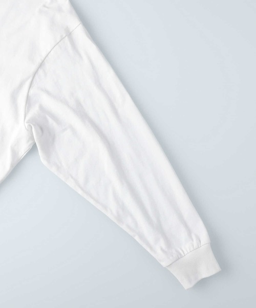 CAMP7(キャンプセブン)の「【CAMP7】ロゴプリントロンT(Tシャツ/カットソー・レディース・ホワイト/ブラック/パープル・M/L)」の9枚目の写真