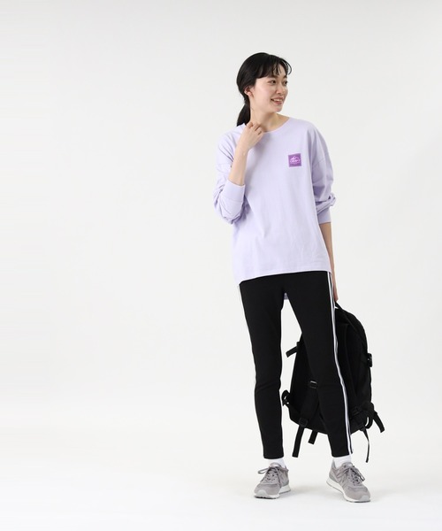 CAMP7(キャンプセブン)の「【CAMP7】ロゴプリントロンT(Tシャツ/カットソー・レディース・ホワイト/ブラック/パープル・M/L)」の22枚目の写真