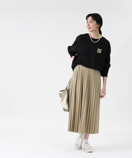 CAMP7(キャンプセブン)の「【CAMP7】ロゴプリントロンT(Tシャツ/カットソー・レディース・ホワイト/ブラック/パープル・M/L)」の19枚目の写真