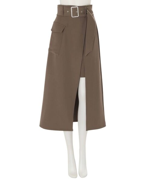 MURUA（ムルーア）の「ワイドベルトラップスカート（スカート）」 - WEAR