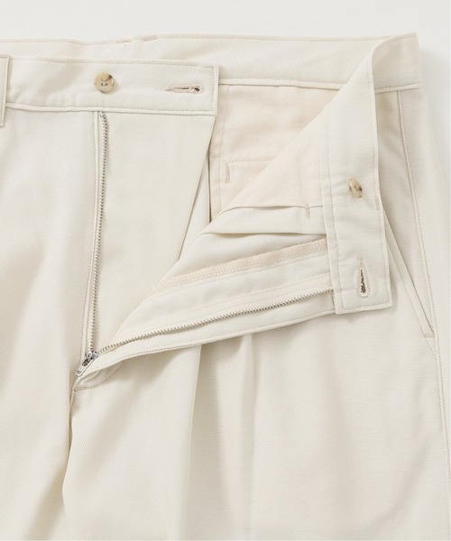 E.TAUTZ（イートウツ）の「【E.TAUTZ / イートウツ】 別注 PLETED PANTS 'ECRU'（デニムパンツ・メンズ・オフホワイト・30/32/34）」の14枚目の写真