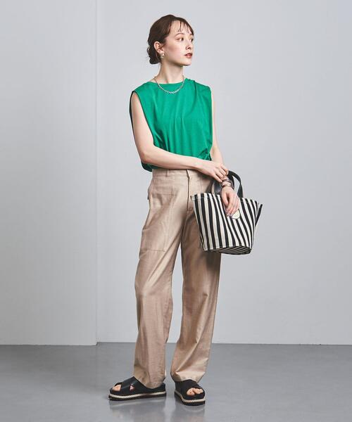 UNITED ARROWS（ユナイテッドアローズ）の「UWSC R/C/L ベイカーパンツ†◆（その他パンツ・レディース・ライトブルー/ベージュ/ネイビー・40/38/36/34）」の12枚目の写真