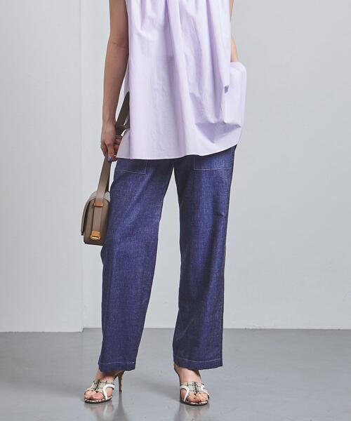 UNITED ARROWS（ユナイテッドアローズ）の「UWSC R/C/L ベイカーパンツ†◆（その他パンツ・レディース・ライトブルー/ベージュ/ネイビー・40/38/36/34）」の14枚目の写真