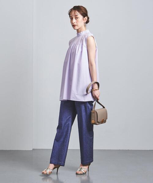 UNITED ARROWS（ユナイテッドアローズ）の「UWSC R/C/L ベイカーパンツ†◆（その他パンツ・レディース・ライトブルー/ベージュ/ネイビー・40/38/36/34）」の15枚目の写真