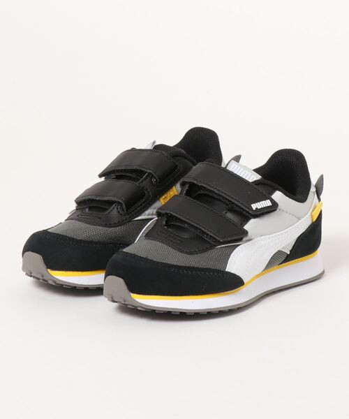 PUMA（プーマ）の「PUMA プーマ キッズ フューチャーライダー アニマルズ V PS スニーカー 17-21cm（スニーカー・キッズ・ブラック/ミックスグレー/ホワイト系その他・17.0cm/18.0cm/19.0cm/20.0cm/21.0cm）」の3枚目の写真