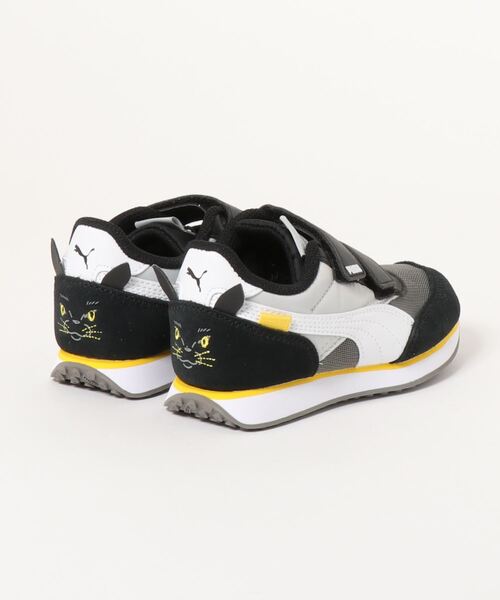 PUMA（プーマ）の「PUMA プーマ キッズ フューチャーライダー アニマルズ V PS スニーカー 17-21cm（スニーカー・キッズ・ブラック/ミックスグレー/ホワイト系その他・17.0cm/18.0cm/19.0cm/20.0cm/21.0cm）」の4枚目の写真