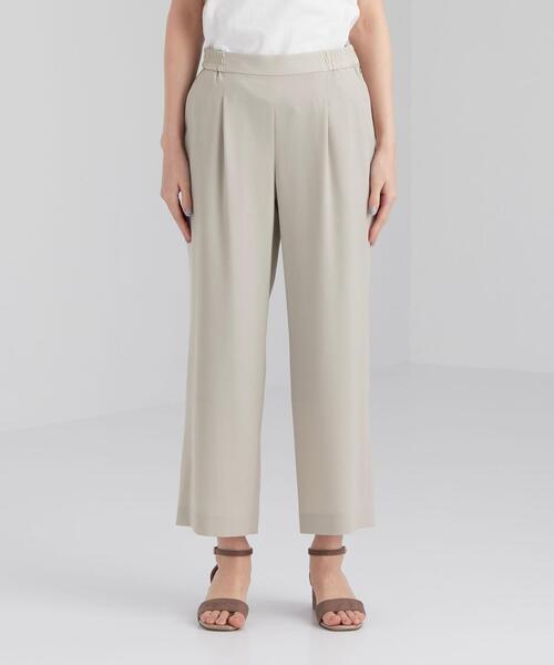 green label relaxing（グリーンレーベルリラクシング）の「[ 手洗い可能 / ラクリモ ] ◆CS SM バック ゴム ワイド パンツ -JP ◇No12◇（その他パンツ・レディース・ライトグレー/ネイビー/ライトブルー・44/46/40/38/42/34/36）」の11枚目の写真