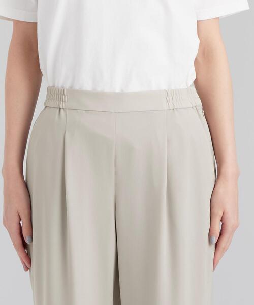 green label relaxing（グリーンレーベルリラクシング）の「[ 手洗い可能 / ラクリモ ] ◆CS SM バック ゴム ワイド パンツ -JP ◇No12◇（その他パンツ・レディース・ライトグレー/ネイビー/ライトブルー・44/46/40/38/42/34/36）」の5枚目の写真