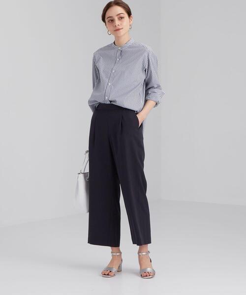 green label relaxing（グリーンレーベルリラクシング）の「[ 手洗い可能 / ラクリモ ] ◆CS SM バック ゴム ワイド パンツ -JP ◇No12◇（その他パンツ・レディース・ライトグレー/ネイビー/ライトブルー・44/46/40/38/42/34/36）」の14枚目の写真