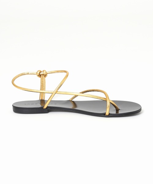 JOURNAL STANDARD relume（ジャーナルスタンダード　レリューム）の「【LAOCOONTE/ラオコンテ】 Flavia Century SANDAL：サンダル◆（サンダル・レディース・ゴールド・36/38/37/35/39）」の4枚目の写真