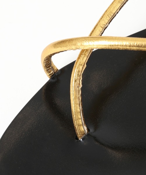 JOURNAL STANDARD relume（ジャーナルスタンダード　レリューム）の「【LAOCOONTE/ラオコンテ】 Flavia Century SANDAL：サンダル◆（サンダル・レディース・ゴールド・36/38/37/35/39）」の6枚目の写真