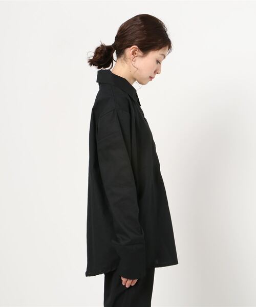 Figments（フィグメンツ）の「無地シャツ（シャツ/ブラウス・レディース・ブラック/ホワイト・FREE）」の16枚目の写真