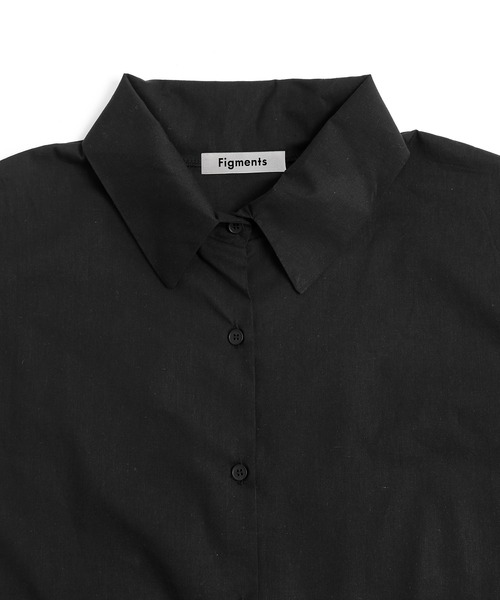 Figments（フィグメンツ）の「無地シャツ（シャツ/ブラウス・レディース・ブラック/ホワイト・FREE）」の22枚目の写真