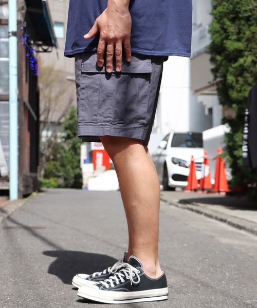 Gramicci（グラミチ）の「GRAMICCI / グラミチ RIPSTOP CARGO SHORTS カーゴハーフパンツ/カーゴショーツ（カーゴパンツ・メンズ・ダークグレー/ベージュ/オリーブ・S/M/L/XL）」の4枚目の写真
