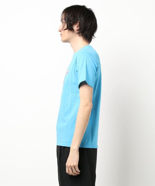 LB/S （エルビーエス）の「【ドラえもん】プリントＴシャツ（Tシャツ/カットソー・メンズ・ホワイト×パープル/スカイブルー/ホワイト×レッド/ライトブルー/ホワイト×イエロー/ホワイト×ピンク/ロイヤルブルー/ネイビー/ブルー/ホワイト×ネイビー/ダークブルー/ホワイト×ブラック/ホワイト×ブルー・MEDIUM/SMALL/LARGE）」の21枚目の写真