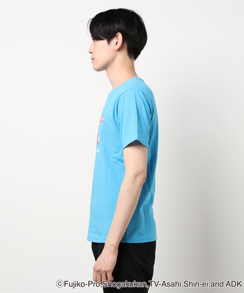 LB/S （エルビーエス）の「【ドラえもん】プリントＴシャツ（Tシャツ/カットソー・メンズ・ホワイト×パープル/スカイブルー/ホワイト×レッド/ライトブルー/ホワイト×イエロー/ホワイト×ピンク/ロイヤルブルー/ネイビー/ブルー/ホワイト×ネイビー/ダークブルー/ホワイト×ブラック/ホワイト×ブルー・MEDIUM/SMALL/LARGE）」の14枚目の写真