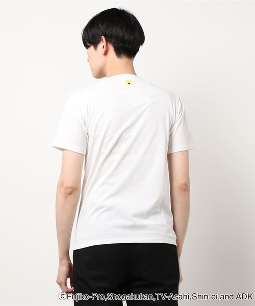 LB/S （エルビーエス）の「【ドラえもん】プリントＴシャツ（Tシャツ/カットソー・メンズ・ホワイト×パープル/スカイブルー/ホワイト×レッド/ライトブルー/ホワイト×イエロー/ホワイト×ピンク/ロイヤルブルー/ネイビー/ブルー/ホワイト×ネイビー/ダークブルー/ホワイト×ブラック/ホワイト×ブルー・MEDIUM/SMALL/LARGE）」の15枚目の写真