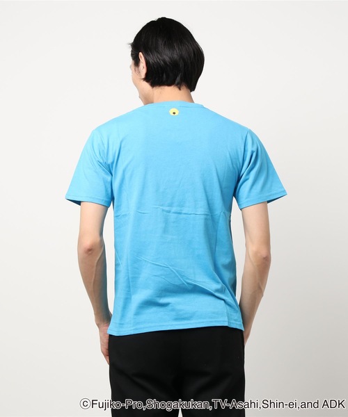 LB/S （エルビーエス）の「【ドラえもん】プリントＴシャツ（Tシャツ/カットソー・メンズ・ホワイト×パープル/スカイブルー/ホワイト×レッド/ライトブルー/ホワイト×イエロー/ホワイト×ピンク/ロイヤルブルー/ネイビー/ブルー/ホワイト×ネイビー/ダークブルー/ホワイト×ブラック/ホワイト×ブルー・MEDIUM/SMALL/LARGE）」の19枚目の写真