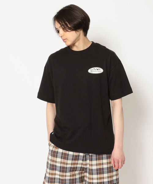 MANASTASH（マナスタッシュ）の「MANASTASH/マナスタッシュ　HEMP TOUR TEE ヘンプツアーティー（Tシャツ/カットソー・メンズ・ナチュラル/ブラック/オレンジ系その他・MEDIUM/LARGE/X-LARGE）」の7枚目の写真