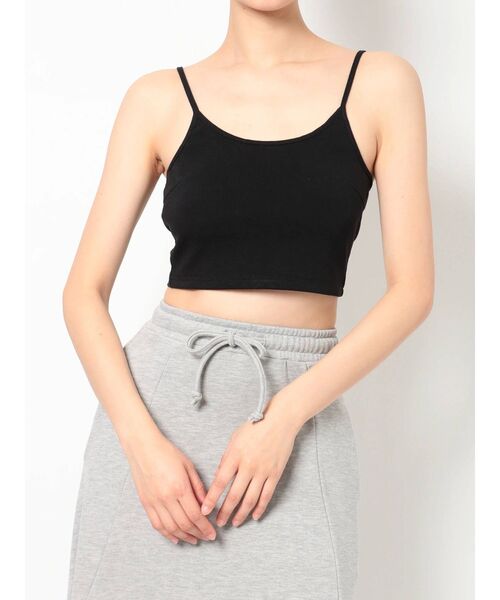 GYDA（ジェイダ）の「BACKデザインビスチェ（キャミソール・レディース・オフホワイト/ブラック・FREE）」の11枚目の写真