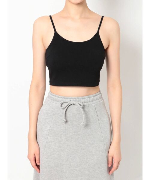GYDA（ジェイダ）の「BACKデザインビスチェ（キャミソール・レディース・オフホワイト/ブラック・FREE）」の10枚目の写真