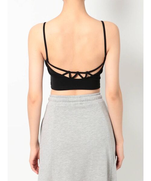 GYDA（ジェイダ）の「BACKデザインビスチェ（キャミソール・レディース・オフホワイト/ブラック・FREE）」の13枚目の写真
