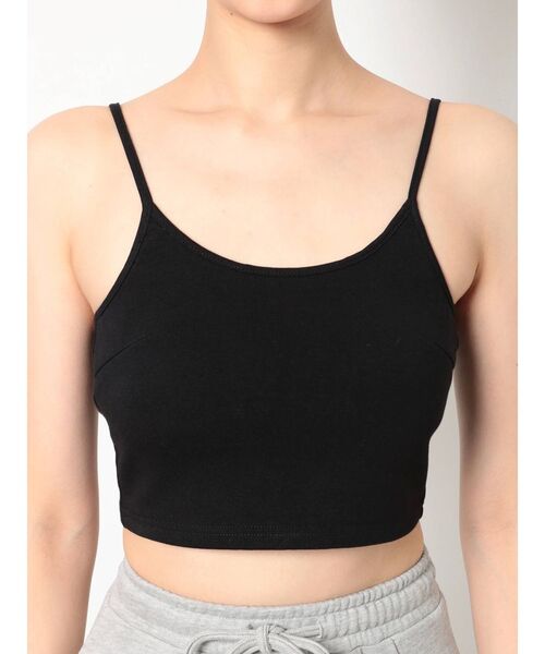 GYDA（ジェイダ）の「BACKデザインビスチェ（キャミソール・レディース・オフホワイト/ブラック・FREE）」の14枚目の写真