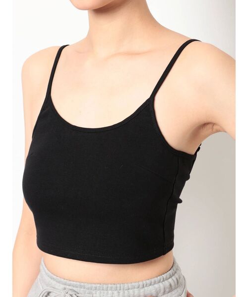 GYDA（ジェイダ）の「BACKデザインビスチェ（キャミソール・レディース・オフホワイト/ブラック・FREE）」の15枚目の写真