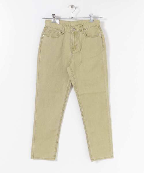 SENSE OF PLACE by URBAN RESEARCH（センスオブプレイスバイアーバンリサーチ）の「『Tallサイズあり』カツラギテーパードパンツ（デニムパンツ・レディース・ブラウン/アイボリー/オリーブ・MEDIUM/SMALL/TALL）」の20枚目の写真