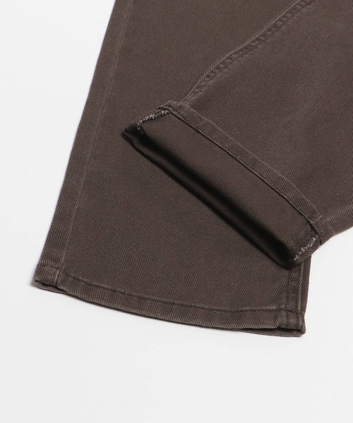 SENSE OF PLACE by URBAN RESEARCH（センスオブプレイスバイアーバンリサーチ）の「『Tallサイズあり』カツラギテーパードパンツ（デニムパンツ・レディース・ブラウン/アイボリー/オリーブ・MEDIUM/SMALL/TALL）」の21枚目の写真