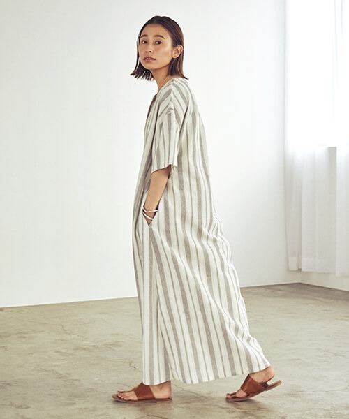 CREDONA（クレドナ）の「キーネックリネンOP（ワンピース）」 - WEAR