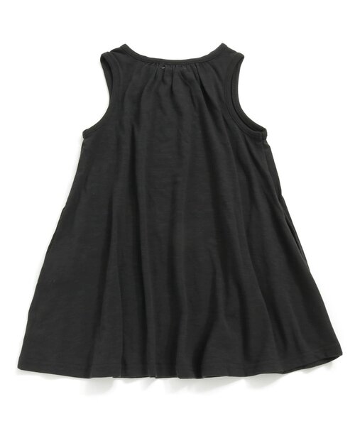 BREEZE（ブリーズ）の「テントラインボリュームワンピース（ワンピース・キッズ・チャコール/サックスブルー/イエロー・90/80/110/100/130/140/120）」の4枚目の写真