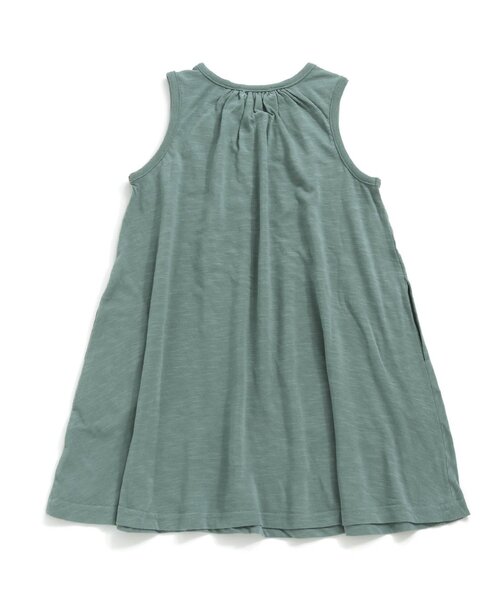 BREEZE（ブリーズ）の「テントラインボリュームワンピース（ワンピース・キッズ・チャコール/サックスブルー/イエロー・90/80/110/100/130/140/120）」の5枚目の写真