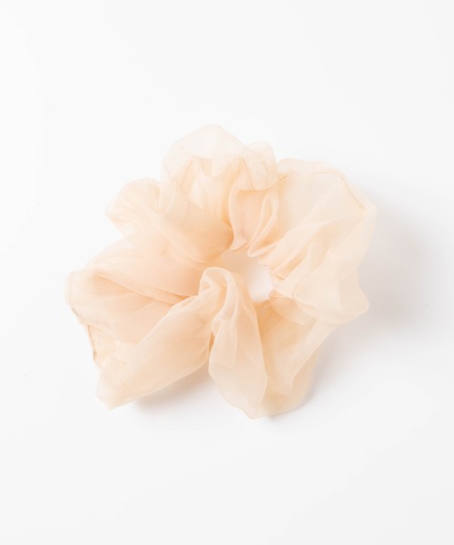 WEGO（ウィゴー）の「WEGO/ビッグシュシュ（シュシュ・レディース・ブラック/ベージュ/オレンジ/アイボリー/グリーン・FREE）」の6枚目の写真