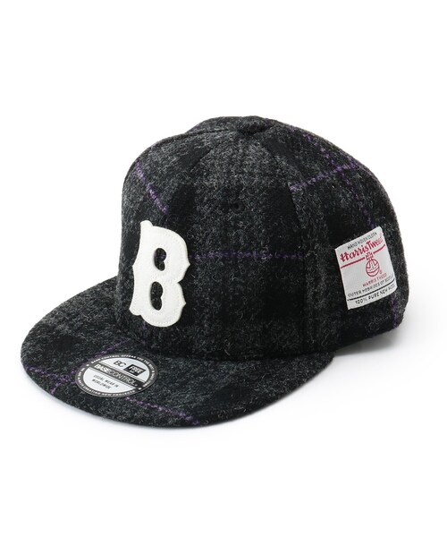 HARRIS TWEED(ハリスツイード)の「キャップ【BASECONTROLコラボ】(キャップ・メンズ・チャコールグレー・99)」の2枚目の写真