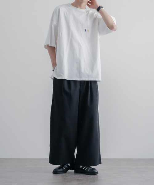 epnok(エプノック)の「2タックワイドパンツ(その他パンツ・メンズ・ブラック/アイボリー・SMALL/MEDIUM/LARGE)」の22枚目の写真