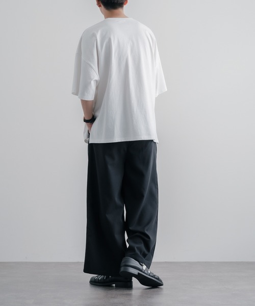 epnok(エプノック)の「2タックワイドパンツ(その他パンツ・メンズ・ブラック/アイボリー・SMALL/MEDIUM/LARGE)」の4枚目の写真