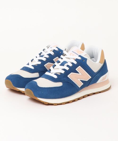 NEW BALANCE（ニューバランス）の「new balance ニューバランス WL574 レディーススニーカー 310574（スニーカー・レディース・ライトグレー/パープル/ネイビー/グレー系その他/ホワイト×ブルー・23.5cm/24.0cm/23.0cm/25.0cm/22.5cm/24.5cm）」の5枚目の写真