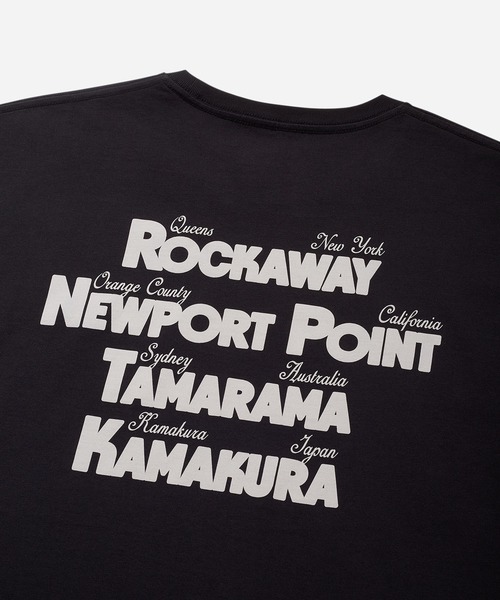 Saturdays NYC（サタデーズ ニューヨークシティ ）の「Surf Spot Relaxed SS Tee（Tシャツ/カットソー・メンズ・ブラック/オフホワイト・L/XL/S/M/X-SMALL）」の3枚目の写真