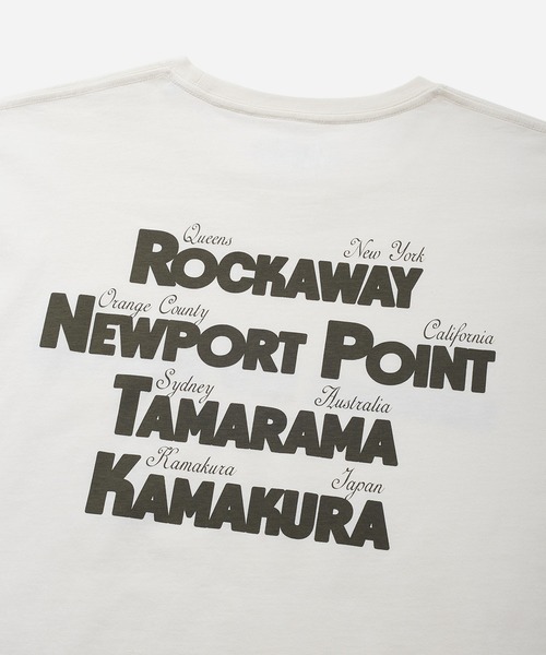 Saturdays NYC（サタデーズ ニューヨークシティ ）の「Surf Spot Relaxed SS Tee（Tシャツ/カットソー・メンズ・ブラック/オフホワイト・L/XL/S/M/X-SMALL）」の10枚目の写真