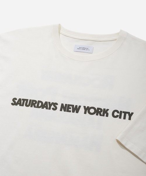 Saturdays NYC（サタデーズ ニューヨークシティ ）の「Surf Spot Relaxed SS Tee（Tシャツ/カットソー・メンズ・ブラック/オフホワイト・L/XL/S/M/X-SMALL）」の11枚目の写真