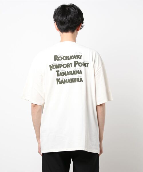 Saturdays NYC（サタデーズ ニューヨークシティ ）の「Surf Spot Relaxed SS Tee（Tシャツ/カットソー・メンズ・ブラック/オフホワイト・L/XL/S/M/X-SMALL）」の4枚目の写真