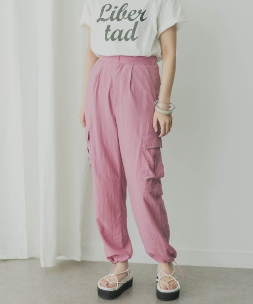 KBF+（ケービーエフプラス）の「KBF+　ナローカーゴパンツ（その他パンツ・レディース・チャコールグレー/パープル系その他/ブルー系その他・ONE）」の13枚目の写真