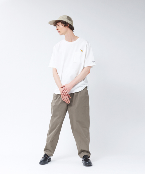 Mark Gonzales（マーク・ゴンザレス）の「【Mark Gonzales / マークゴンザレス】 別注 カラー ポケット Tシャツ【予約】（Tシャツ/カットソー・メンズ・ホワイト/ブラック/ベージュ/ライラック・46/48）」の5枚目の写真