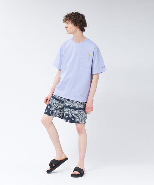 Mark Gonzales（マーク・ゴンザレス）の「【Mark Gonzales / マークゴンザレス】 別注 カラー ポケット Tシャツ【予約】（Tシャツ/カットソー・メンズ・ホワイト/ブラック/ベージュ/ライラック・46/48）」の7枚目の写真