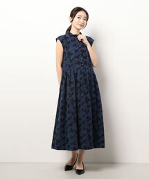 Lene | 三つ葉の足跡刺しゅう　シャツワンピース(ワンピース)