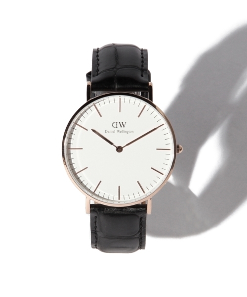 bpr BEAMS（ビーピーアール ビームス ）の「DANIEL WELLINGTON / Classic レザーベルト / ローズゴールド 36mm（アナログ腕時計・レディース・ブラック/ブラウン/ダークブラウン/ブラウン系その他/ブラック系その他・ONE SIZE）」の7枚目の写真